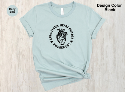 Human Heart – CHD Awareness Graphic Tee for Families & Supporters
