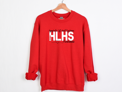 Hypoplastic Left Heart Syndrome – CHD HLHS Awareness Sweatshirt for Heart Families