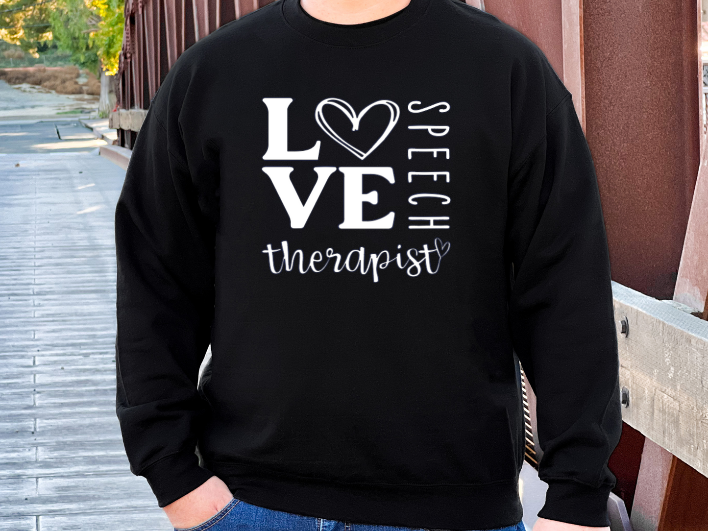 LOVE-Speech Therapy Sweatshirt