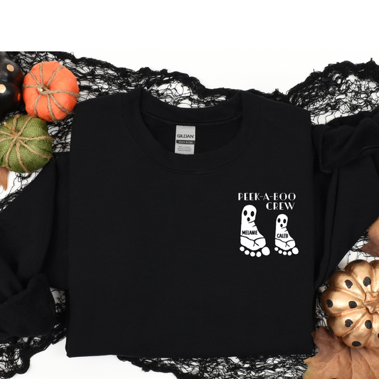 Peek A Boo Crew- Sweatshirt
