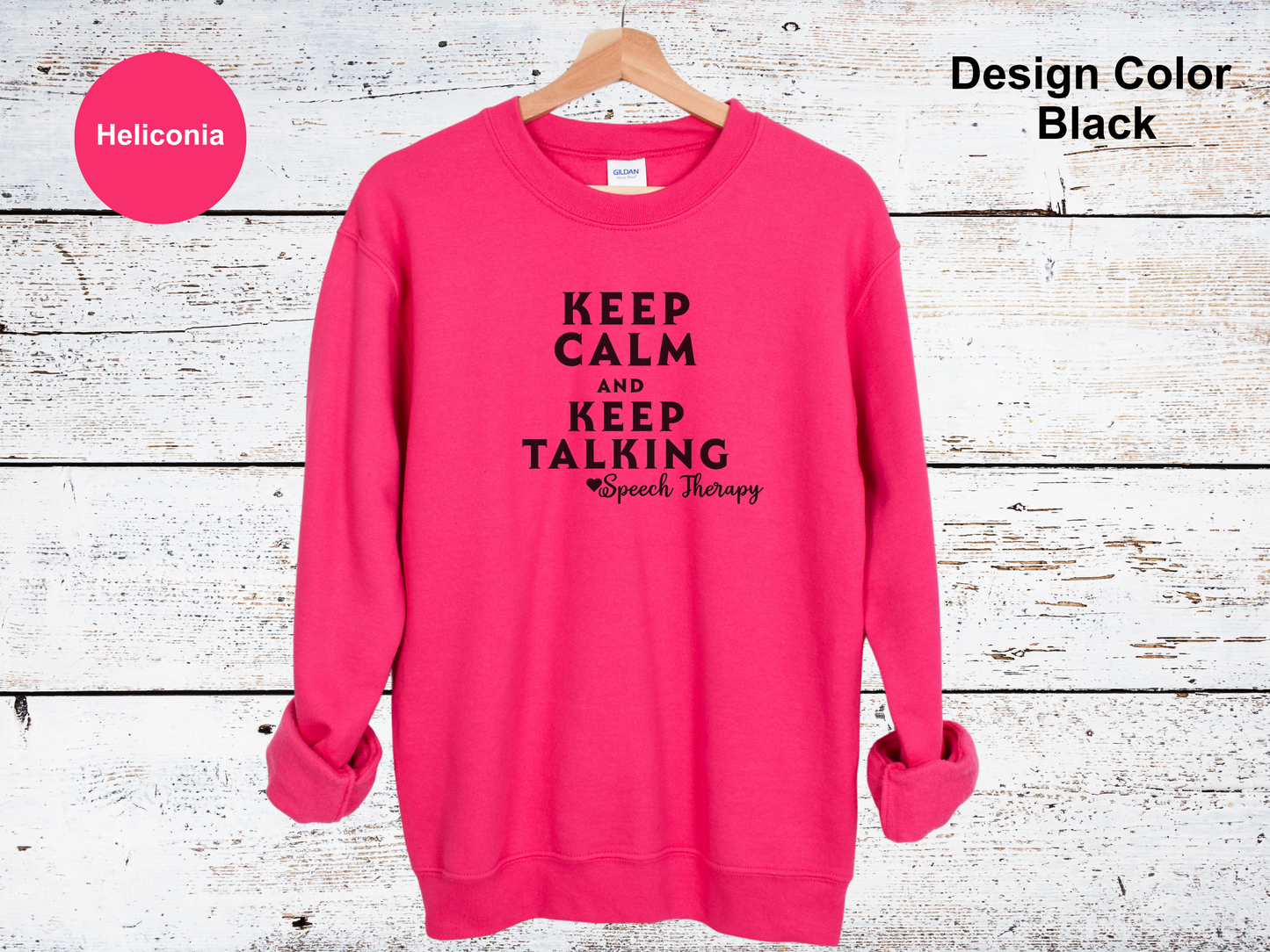 Keep Calm-Speech Therapy Sweatshirt