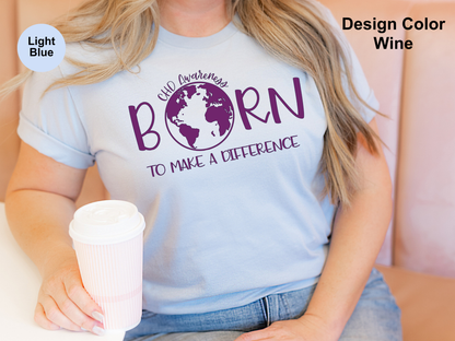 Born To Make A Difference-CHD Awareness Shirt