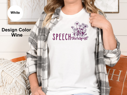 Flower Garden-Speech Therapy Shirt