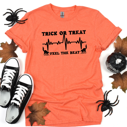 Feel The Beat Heartbeat-Shirt