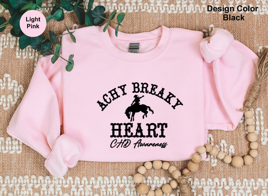 Achy Breaky Heart – Western CHD Awareness Sweatshirt