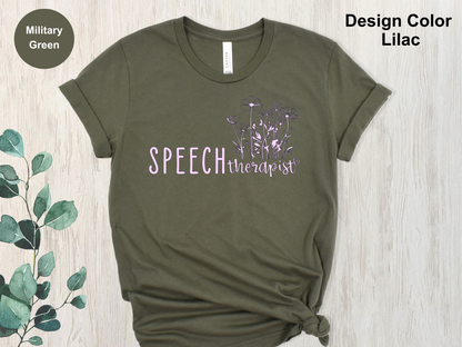 Flower Garden-Speech Therapy Shirt