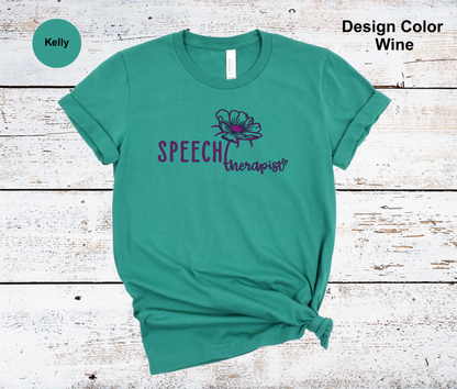 Delicate Flower-Speech Therapy Shirt