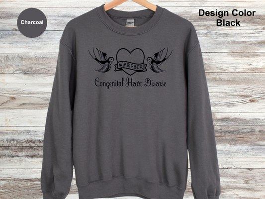 Sailor Tattoo Style-CHD Awareness Sweatshirt