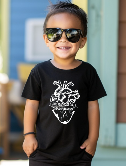 The Beat Goes On – CHD Awareness Toddler Shirt