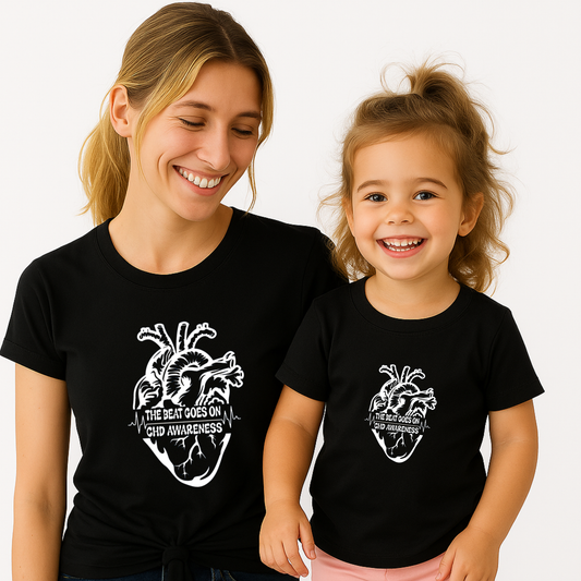 Beat Goes On- Mommy  & Me Set | Shirts Made for Matching Memories