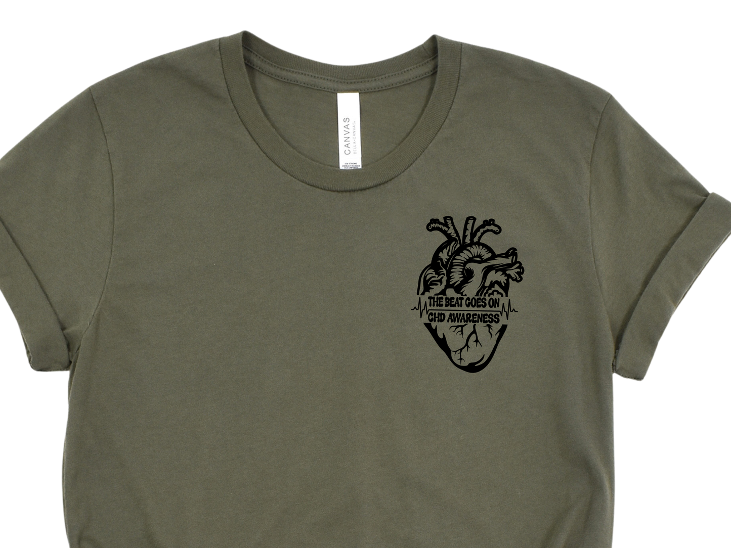 The Beat Goes On – CHD Tee for Heart Families & Supporters