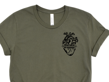 The Beat Goes On – CHD Tee for Heart Families & Supporters