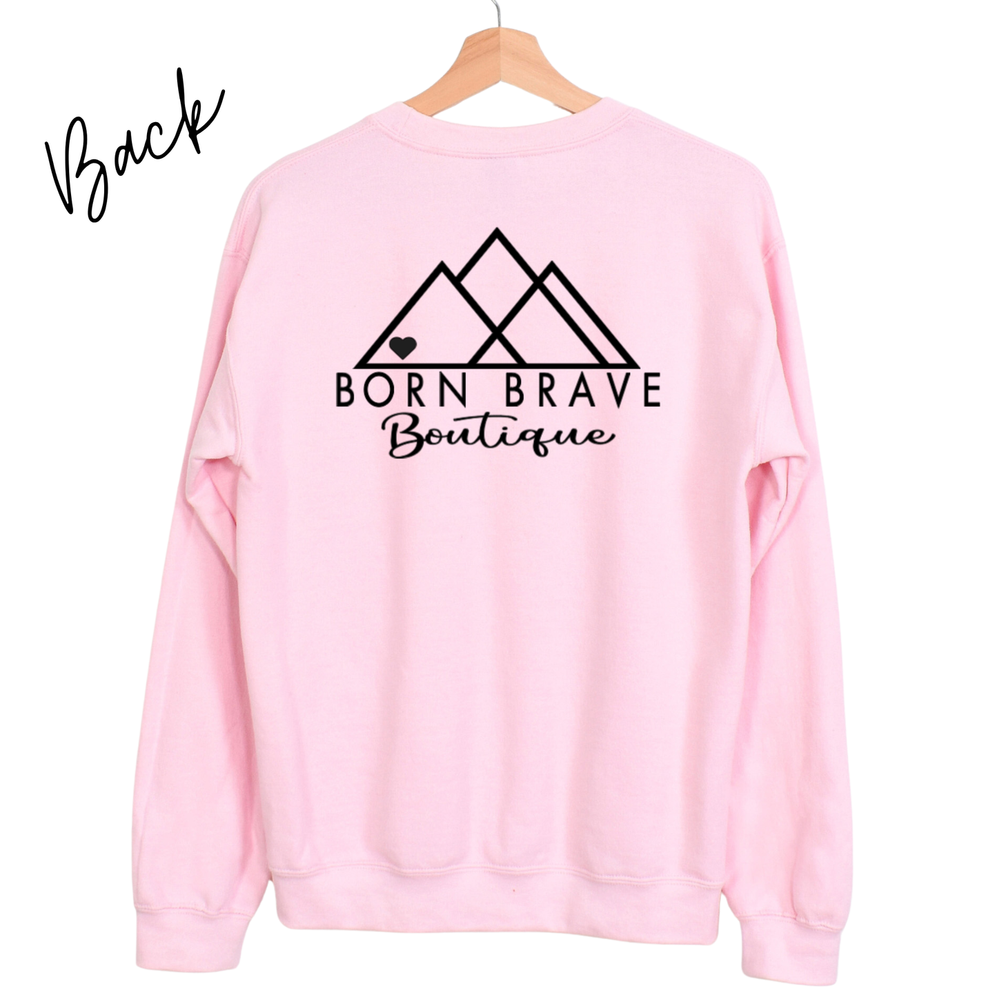 Heart Warrior Grandma Sweatshirt – Personalized Gildan Crewneck | CHD Awareness