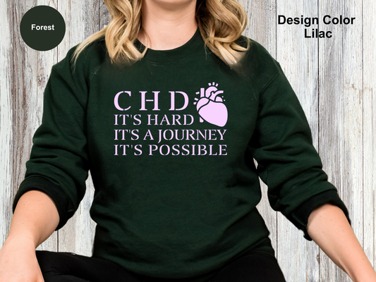 It's A Journey-CHD Awareness Sweatshirt