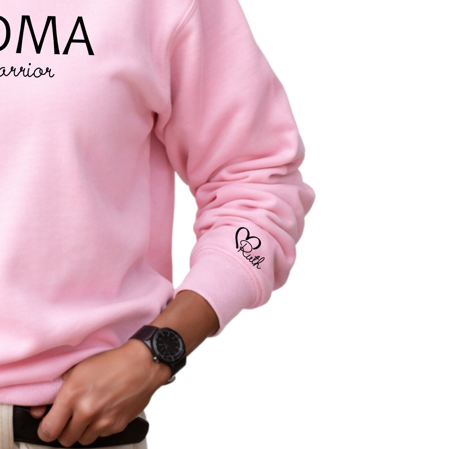 Heart Warrior Grandma Sweatshirt – Personalized Gildan Crewneck | CHD Awareness