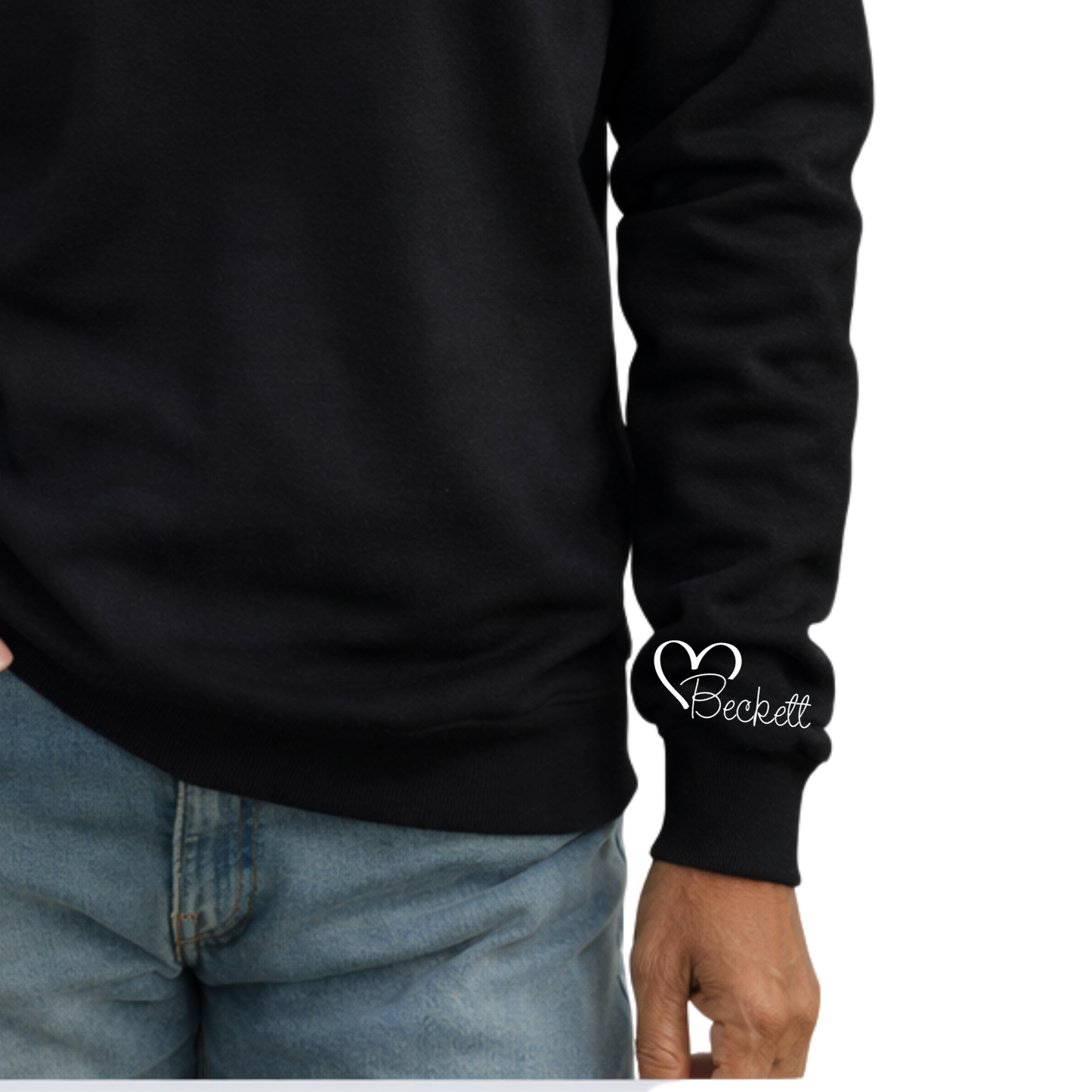 Heart Warrior Grandma Sweatshirt – Personalized Gildan Crewneck | CHD Awareness