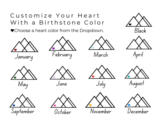 Born Brave Logo – Custom CHD Sweatshirt with Birthstone Heart