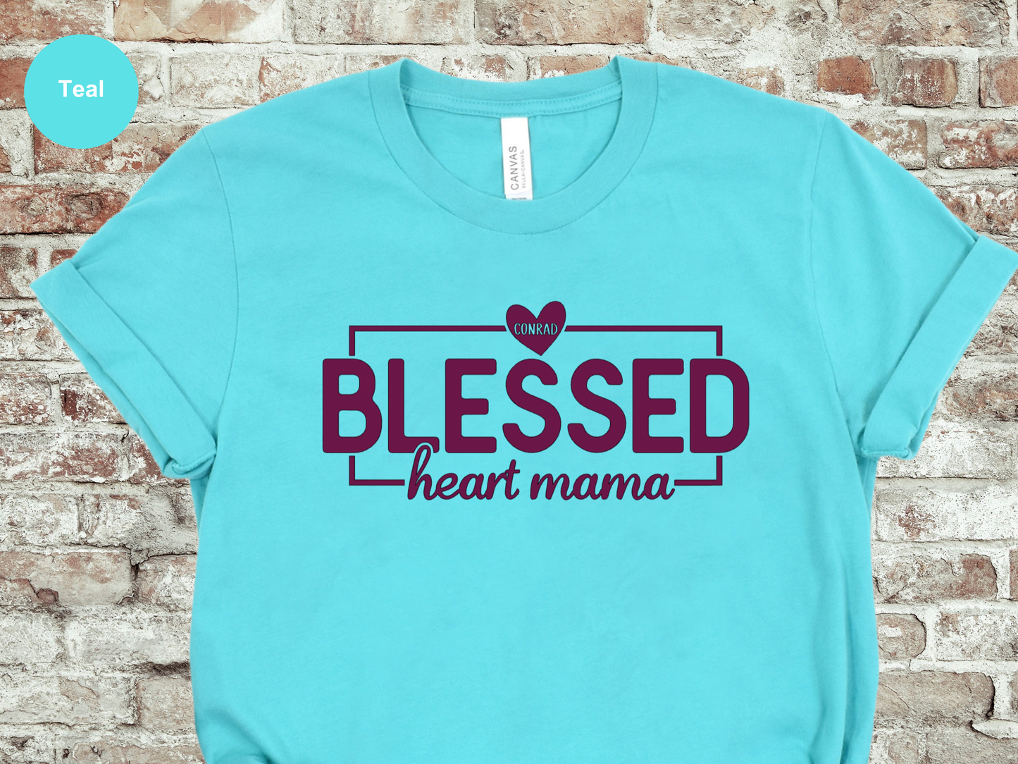 Blessed Heart Mama | CHD Awareness Tee Summer Colors