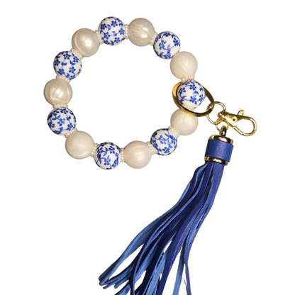 Silicone Wristlet Keychain|Elastic|Antique China