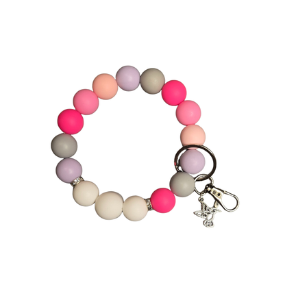 Silicone Elastic Wristlet Keychain|Radiant